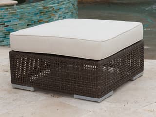 Hospitality Rattan Outdoor Soho Wicker Ottoman