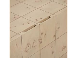 Interlude Home Raphael 72" Washed Taupe Media Console