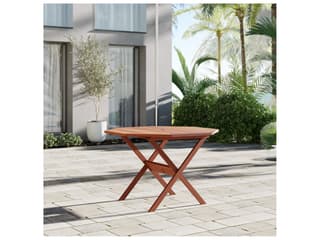 International Home Miami Amazonia Austria Eucalyptus 5 Piece Outdoor Octagonal dining set with Grey Armchairs