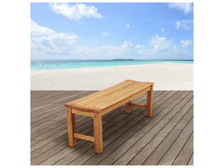 International Home Miami Amazonia Rinjani 51 Teak Backless Outdoor Bench