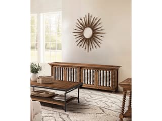 Jonathan Charles Tamarisk 102" Spain Walnut Media Console