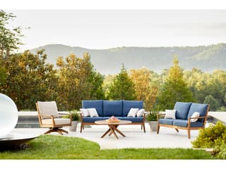 Jensen Outdoor Sky Ipe Swivel Rocker - Thumbnail 4