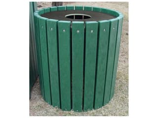 Frog Furnishings Recycled Plastic Standard Round 32 Gallon Receptacles