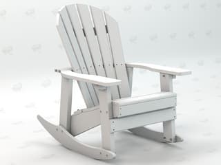 Frog Furnishings Adirondack Recycled Plastic Charleston Rocker Chair