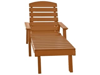 Frog Furnishings Adirondack Recycled Plastic Pensacola Outdoor Patio Chaise Lounge