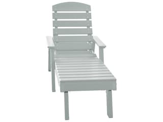 Frog Furnishings Adirondack Recycled Plastic Pensacola Outdoor Patio Chaise Lounge
