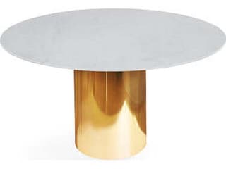 Alphaville Round Marble Dining Table