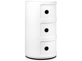 Kartell Outdoor Componibili White Storage Rack