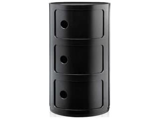 Kartell Outdoor Componibili Black Storage Rack