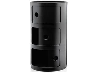 Kartell Outdoor Componibili Black Storage Rack