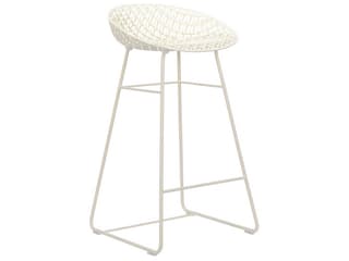 Kartell Outdoor Smatrik Steel White Counter Stool