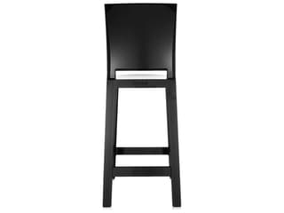 Kartell Outdoor One More Opaque Black Resin Counter Stool  (Sold in 2)