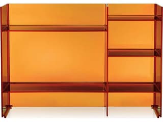 Kartell Outdoor Sound Transparent Amber Storage Rack