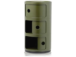 Kartell Componibili Green File Cabinet