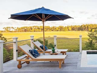 Kingsley Bate Market Wood 11.5' Foot Octagonal Umbrella