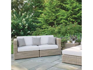 Kingsley Bate Sag Harbor Wicker Cushion Left/Right End Lounge Chair