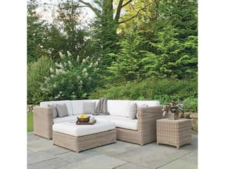 Kingsley Bate Sag Harbor Wicker Cushion Left/Right End Lounge Chair