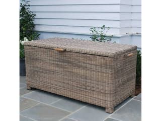 Kingsley Bate Special Order Sag Harbor Wicker Storage 60" Cushion Box