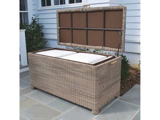Kingsley Bate Special Order Sag Harbor Wicker Storage 60" Cushion Box