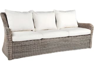 Kingsley Bate Sag Harbor Wicker Cushion Sofa