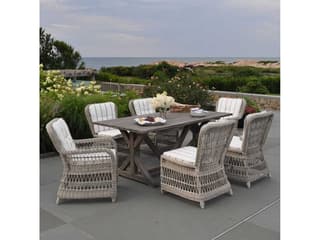 Kingsley Bate Southampton Wicker Dining Side Chair - Thumbnail 3