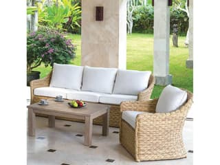 Kingsley Bate Vero Wicker Cushion Sofa