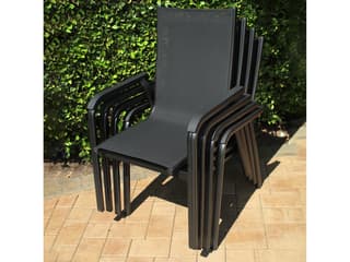 Kettler Basic Plus Grey Grey Aluminum Dining Set