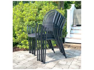 Kettler Caredo Wrought Iron Gray 7 Piece Patio Dining Set