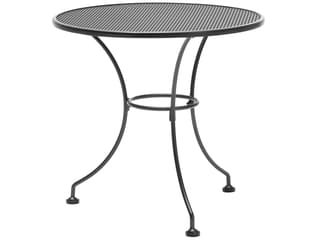 Kettler Mesh Steel Gray Round Outdoor Patio Bistro Table