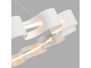 Kuzco Lighting Nami Antique White Round Chandelier