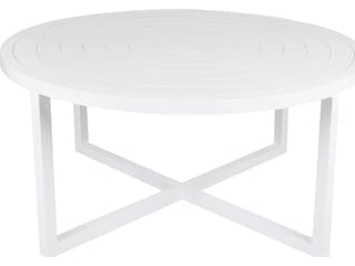 Contempo Aluminum Round Outdoor Patio Coffee Table