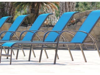 Lane Venture Bayside Sling Aluminum Outdoor Patio Lounge Set