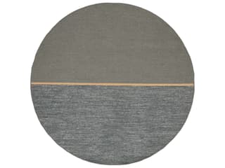 Magnetize Green Round Area Rug