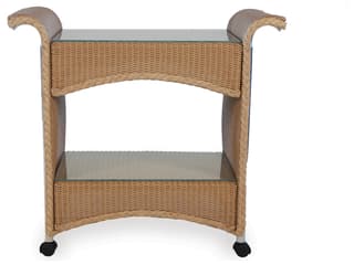 Lloyd Flanders Wicker Serving Cart
