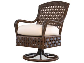 Haven Wicker Swivel Patio Dining Arm Chair