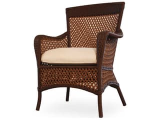 Grand Traverse Wicker Outdoor Patio Dining Arm Chair