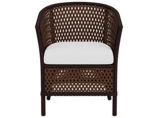 Lloyd Flanders Grand Traverse Barrel Dining Armchair