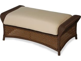 Lloyd Flanders Grand Traverse Wicker Outdoor Patio Ottoman