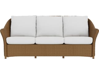 Lloyd Flanders Weekend Retreat Wicker Patio Sofa - Thumbnail 2