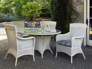 Lloyd Flanders Grand Traverse Wicker Outdoor Dining Set