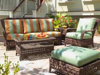 Lloyd Flanders Haven Wicker Outdoor Patio Lounge Set