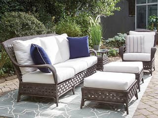 Lloyd Flanders Haven Wicker Outdoor Patio Lounge Set