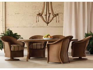 Lloyd Flanders Reflections Wicker Outdoor Patio Dining Set