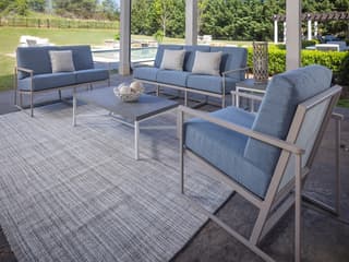 Lloyd Flanders Summit Aluminum Cushion Patio Lounge Set