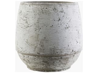 Rome 10-Inch Cement Planter in Washed Taupe