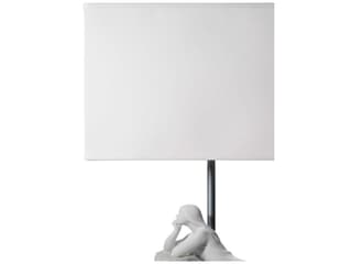 Lladro Meditating Woman-II Table Lamp - Thumbnail 4