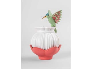 Lladro Utopical White Table Lamp