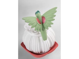 Lladro Utopical White Table Lamp