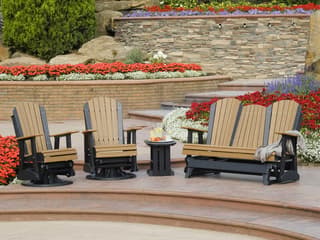 LuxCraft Recycled Plastic Outdoor Lounge Set