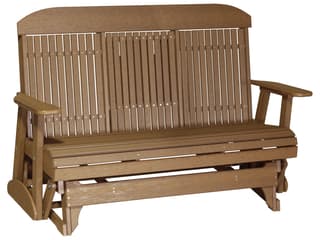 Recycled Plastic Classic Glider Outdoor Patio Loveseat